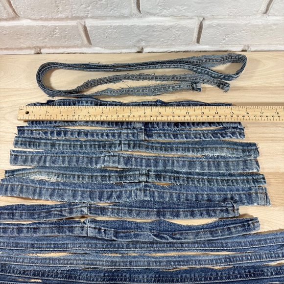 Denim for Crafting/Upcycling Asst. Pockets, Coin Pockets, Hems, Inseams - Picture 9 of 10